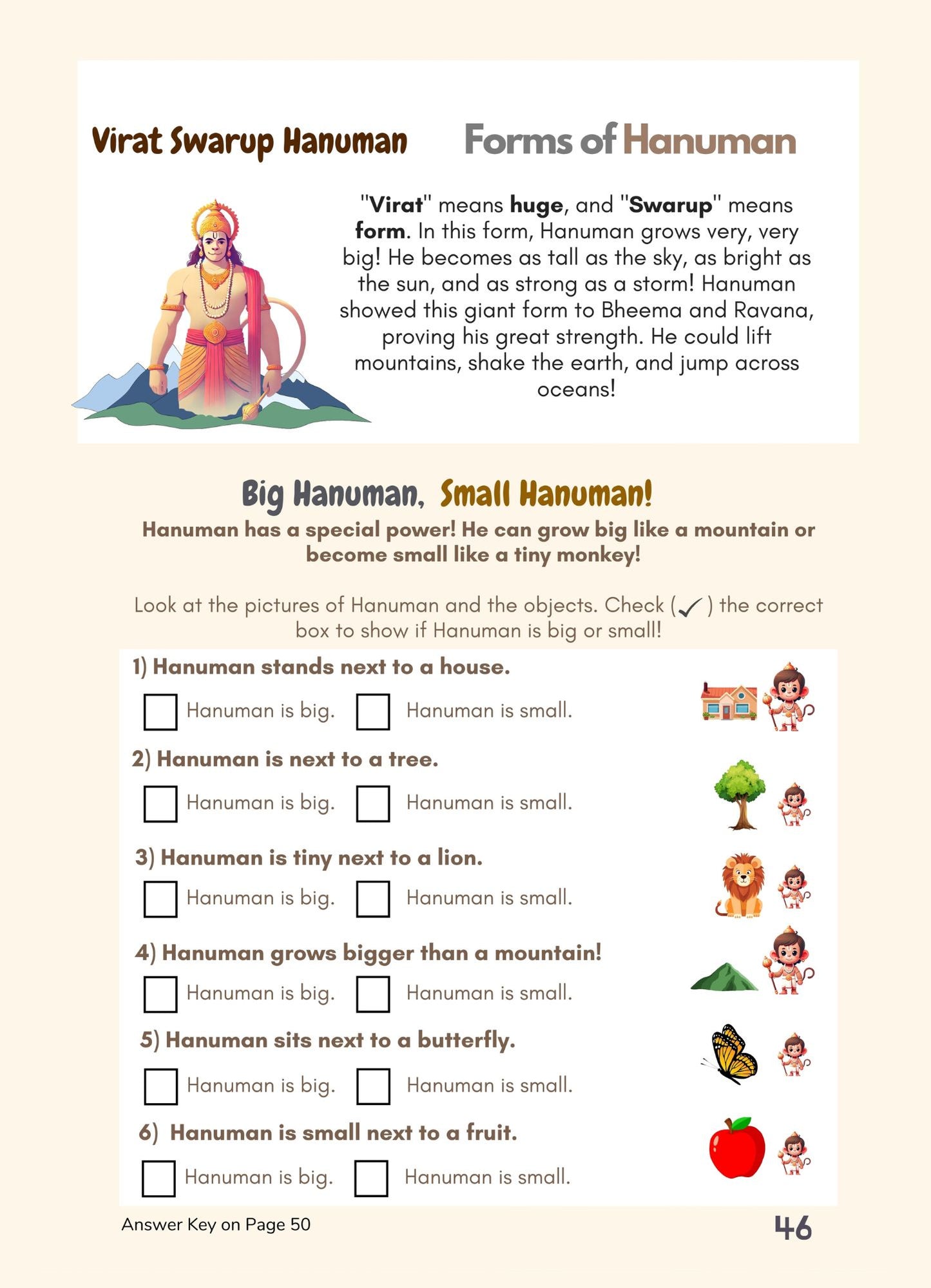 Hanuman Jayanti Activity Book: Stories, Shlokas and Mantras