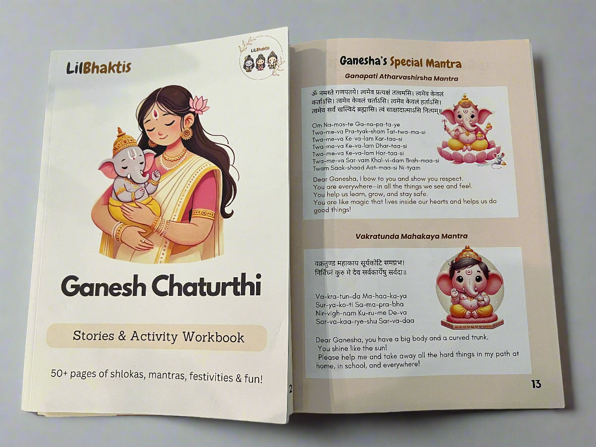 Ganesh Chaturthi : Stories & Activity Workbook: Festive Tales of Nepal / India