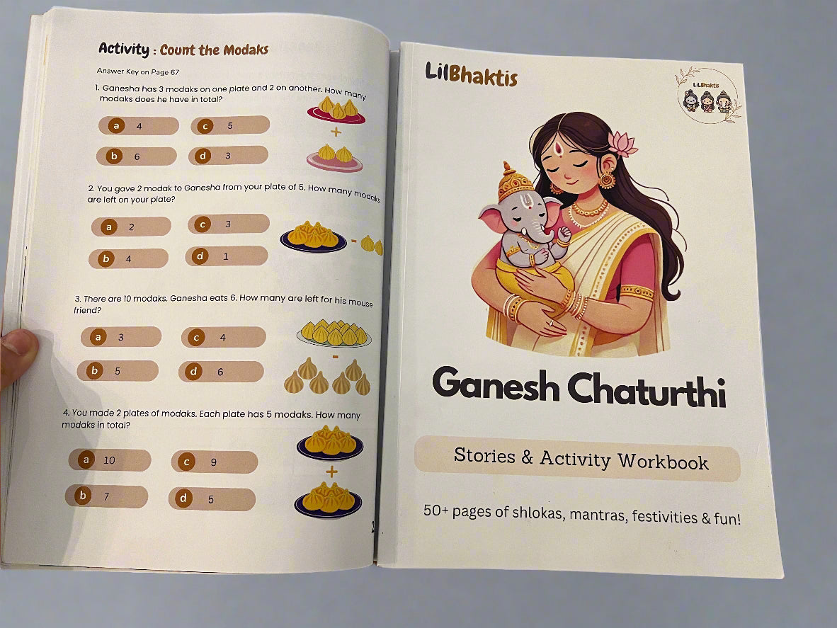 Ganesh Chaturthi : Stories & Activity Workbook: Festive Tales of Nepal / India