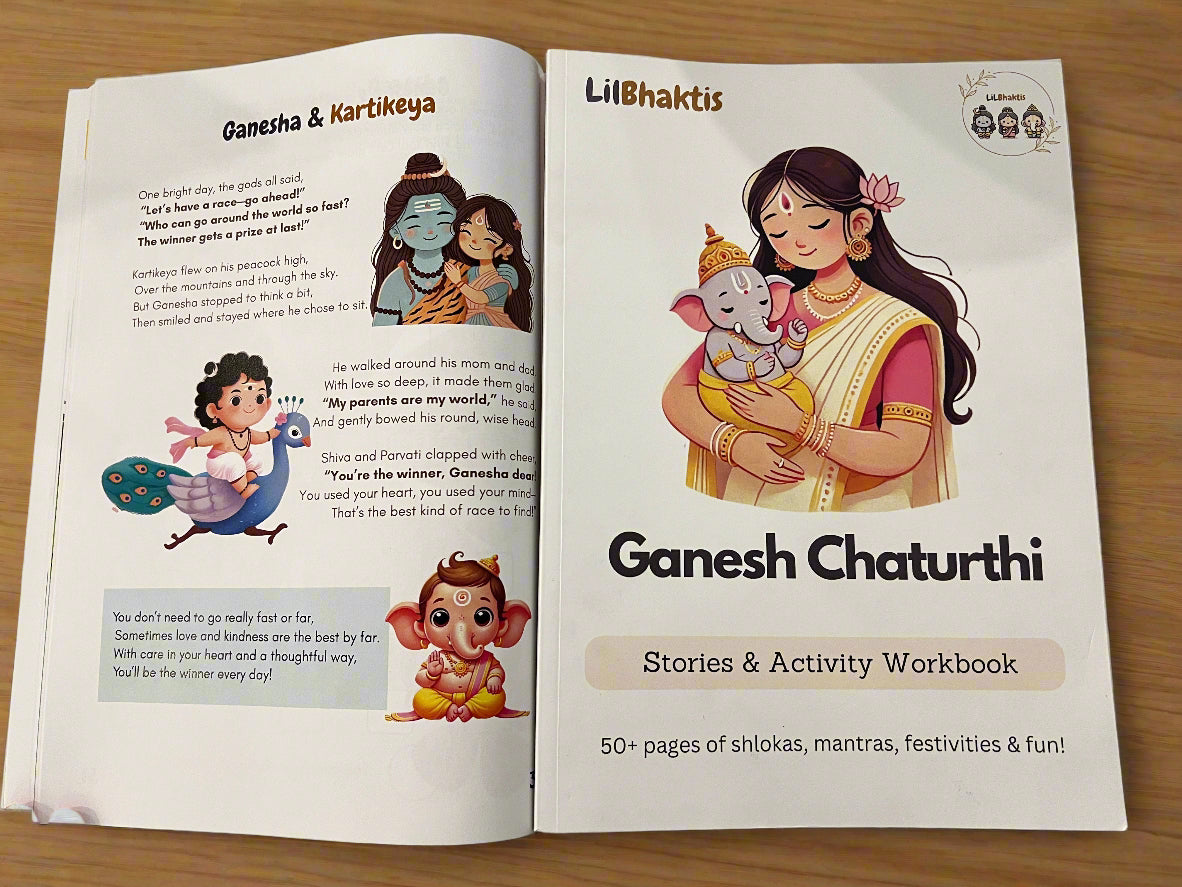 Ganesh Chaturthi : Stories & Activity Workbook: Festive Tales of Nepal / India