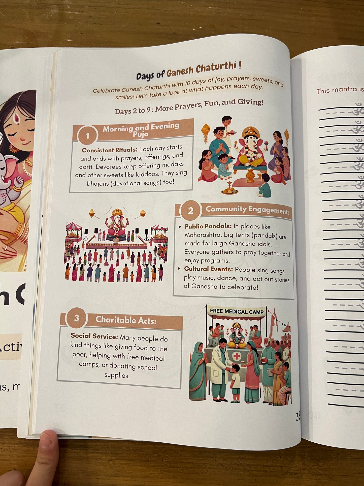 Ganesh Chaturthi : Stories & Activity Workbook: Festive Tales of Nepal / India