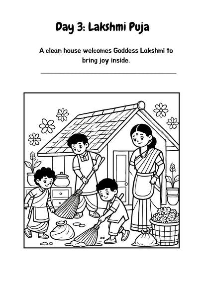 Diwali Coloring Book
