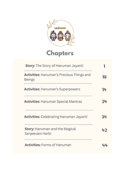 Hanuman Jayanti Activity Book: Stories, Shlokas and Mantras