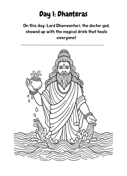 Diwali Coloring Book