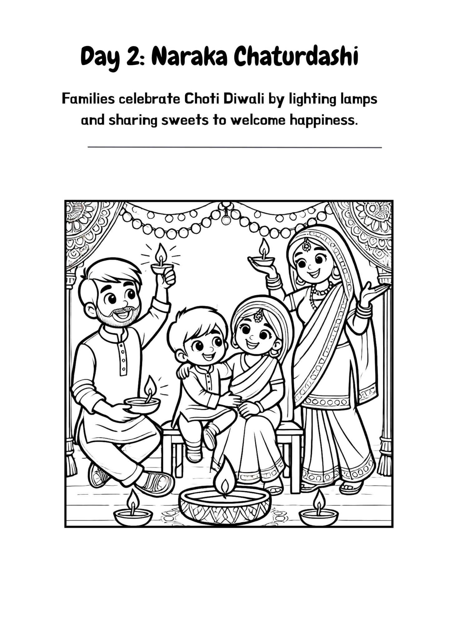 Diwali Coloring Book
