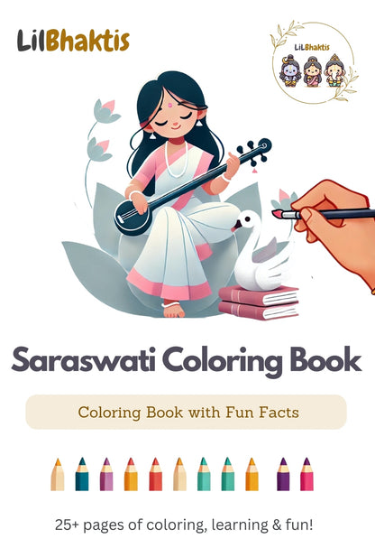 Saraswati Coloring Book