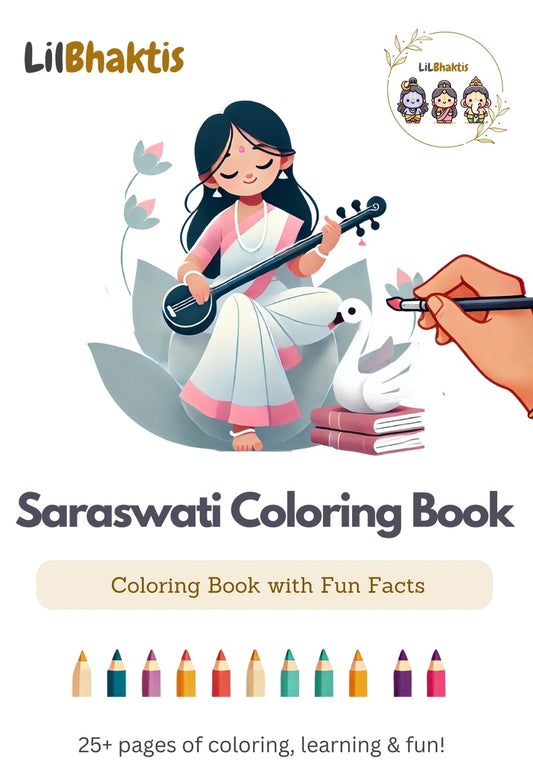 Saraswati Coloring Book