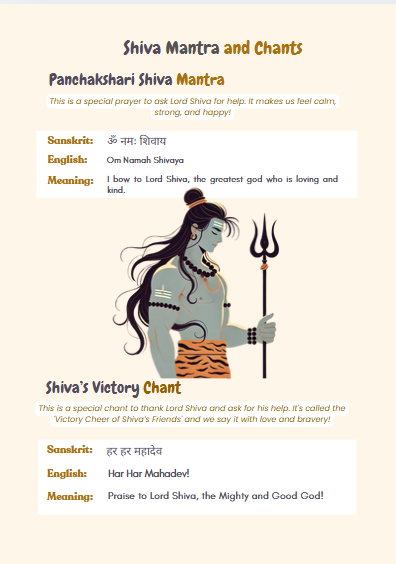 Maha Shivaratri: An Activity Workbook for kids with Stories, Shlokas & Mantras